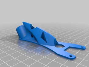 skullndrones envidia sharkfin con agujeros 3d impresión 3d print model - Mito3D