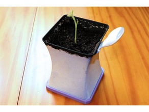 digoo flower pot outdoor garden 3d print model - Mito3D