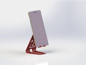 oneplus téléphone stand-faux mode mobile stand 3d print model - Mito3D
