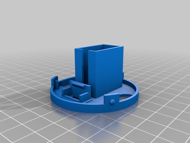 guardian lid switch mount model robots breath wild zelda 3D print model - Mito3D