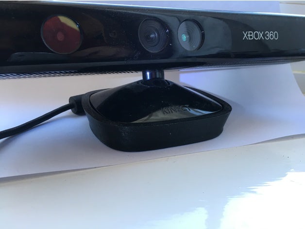 xbox 360-kinect-Halterung panasonic-tv video Spiele kinect mount tv 3D print model - Mito3D