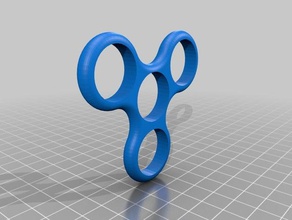 simple mano spinner de juguete juego accesorios fidget 3d print model - Mito3D