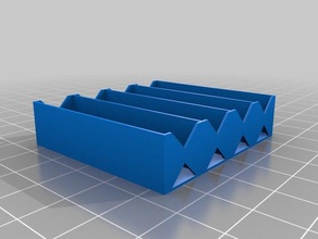 my customized battery holder 4xaaa electronics 3d print model - Mito3D