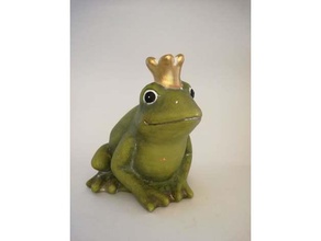 grenouille verte avec couronne hayvanlar kurbağa yeşil 3d print model - Mito3D
