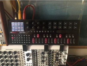 excelente áudio mantis suporte de montagem isla instrumentos kordbot a música eurorack modular sintetizador 3d print model - Mito3D