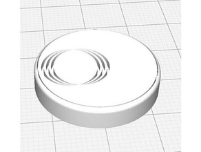 first round base miniatures circles other fantasy models warhammer 3d print model - Mito3D