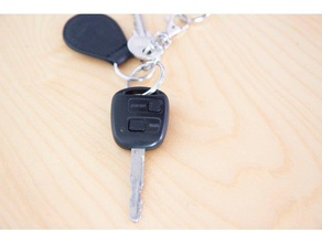 buttons yaris remote key automotive toyota 3d print model - Mito3D