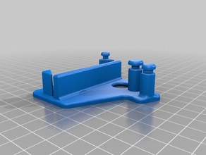 Halter tube cutter hand-Werkzeug Trapez-Klinge Inhaber Boxen 3d print model - Mito3D