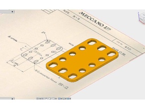 meccano placa flexible n0102 188 de los edificios estructuras 3d print model - Mito3D