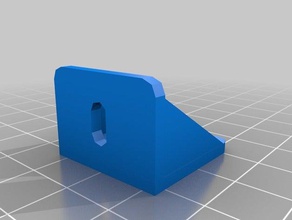ender 3 concrete slab mounting brackets replacement parts customized 3d print model - Mito3D