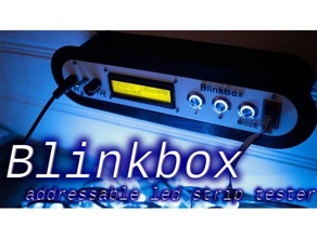 blinkbox tools addressable leds light art neopixel strip 3d print model - Mito3D