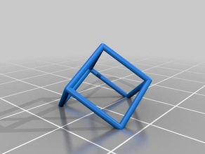 single lattice cube testen math Kunst angepasst 3d print model - Mito3D