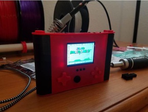 rkade mini video games arduino emulation handheld game device raspberry pi case retropie 3d print model - Mito3D