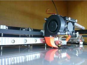 mk8 oggetto cooler fan titolare 3d la stampante parti ventola di raffreddamento 3d print model - Mito3D