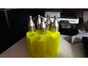 co2 16gr store containers cartridge 3d print model - Mito3D