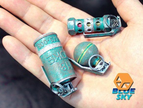 pubg grenade scans replicas lbattlegrounds 3d print model - Mito3D