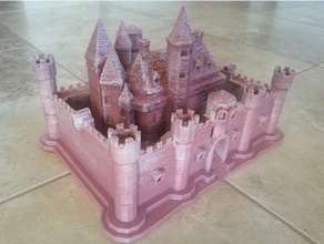 castle maika buildings structures fort fortress 3d print model - Mito3D