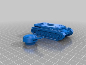 kugelbltz aa tank toy game accessories 3d print model - Mito3D