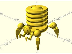 agente de ejecución exa modelo los robots exapunks zachtronics 3d print model - Mito3D