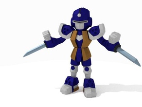 medabots nin-ninja - Spielzeug Spiele anime Montage Abbildung bewegen nin-nija Teile Stücke voll bewegliche Roboter 3d print model - Mito3D