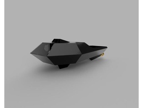 gizli tekne rc ölçekli model araç gemi 3d print model - Mito3D