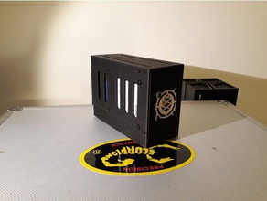 rock64 nas case computer hdd enclosure pine 3d print model - Mito3D