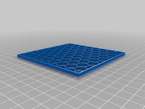 my customized hex grid patternv2 other 3d print model - Mito3D