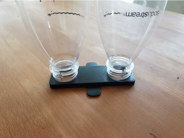 sodastream flaschenhalterung zum trocknen Haushalt trocken 3D print model - Mito3D