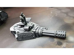 krieg turret open hatches toys games 40k dkok 3d print model - Mito3D