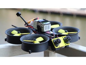2 blackbird gerçek kamera mount shendrones squirt rc araç v2 3d print model - Mito3D