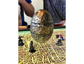 dragon egg dice holder 3d print model - Mito3D