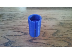 seat post handlebar shim 224mm --&gt 284mm sport outdoors bicycle seatpost 3d print model - Mito3D