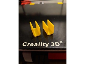 creality ender 3 Glas-Bett-clips 3d Drucker Zubehör 3d print model - Mito3D