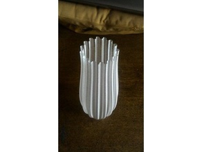 vase v7 decor design spiral tdesign vaso spirale 3d print model - Mito3D