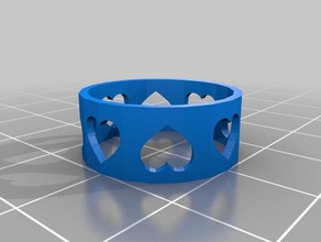 diamond unbreakable inspired ring 3d printing diu jjba josuke 3d print model - Mito3D
