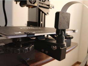 raspberry pi camera case arm ender 3 3d printer accessories mount 3d print model - Mito3D