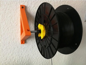 filament wall holder 3d printer accessories 3d print model - Mito3D