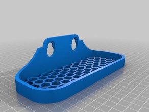 my customized soap dish suction cup mount parametric bathroom 3d print model - Mito3D