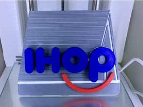 ihop flop sinais logotipos restaurante 3d print model - Mito3D