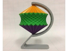 spinning cube math art 3d print model - Mito3D