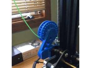 ender-2 filament guide 3d printer accessories creality ender 2 3d print model - Mito3D