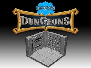tilescape&trade dungeons core set rocket pig games inc toy accessories 3dprintable adventure building buildings castle dd dnd tiles dragon dragons dwarven fantasy fat floors forge free industrial malifaux medieval miniatures modular open pathfinder roleplaying rpg savage scenery structure system tabletop terrain tile walls warhammer warmachine warmahordes worlds 3d print model - Mito3D
