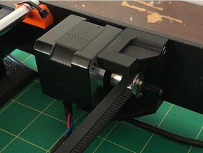 prusa mk3 y-eixo de montagem do motor sucos da parada extremidade 3d a impressora partes i3 3d print model - Mito3D