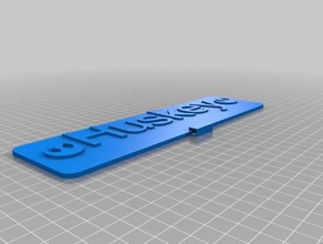 huskey office personalizzato 3d print model - Mito3D
