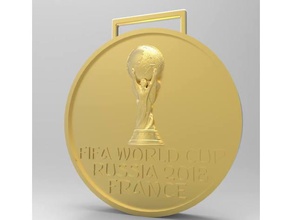 russia world cup 2018 medal sport outdoors 3d print model - Mito3D