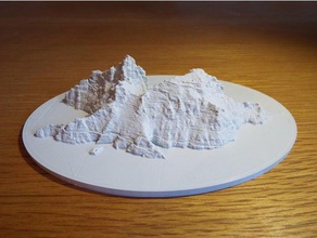 skellig michael modèle star wars lieu de tournage les analyses des répliques ahch-pour données l'île lidar carte à l'échelle starwars terrain 3d print model - Mito3D