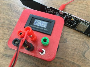 caixa de medidor energia modificada eletrônica 3d print model - Mito3D