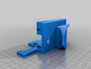 tronxy x5s flexion single ht extruder mount fan shroud 3d printer extruders 3d print model - Mito3D