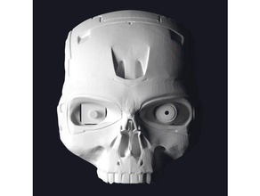t800 terminator skull front raspberry pi camera model robots 3d print model - Mito3D