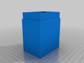 blankbox remix de montagem do dragão deck box brinquedos jogos mtg caixa 3d print model - Mito3D